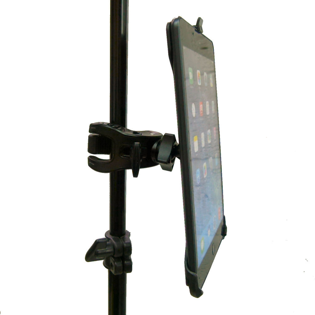 Deluxe Dedicated Clamp Mount Holder for iPad MINI fits Desk Shelf Rail (sku 34088)