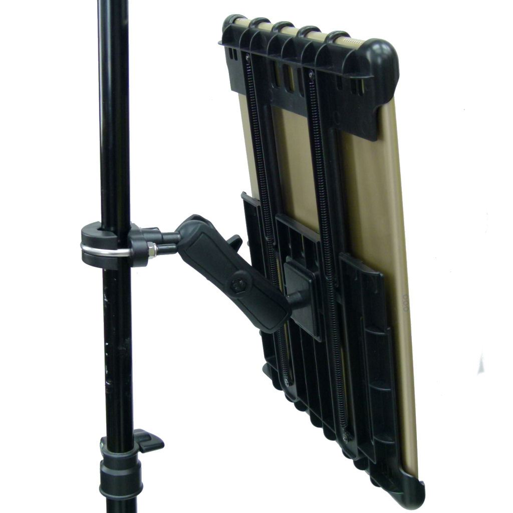 Extended Semi Permanent Music - Microphone - Gig Stand Holder Mount for Apple iPad PRO 12.9 (2020) (sku 53924) - BuyBits Ltd UK