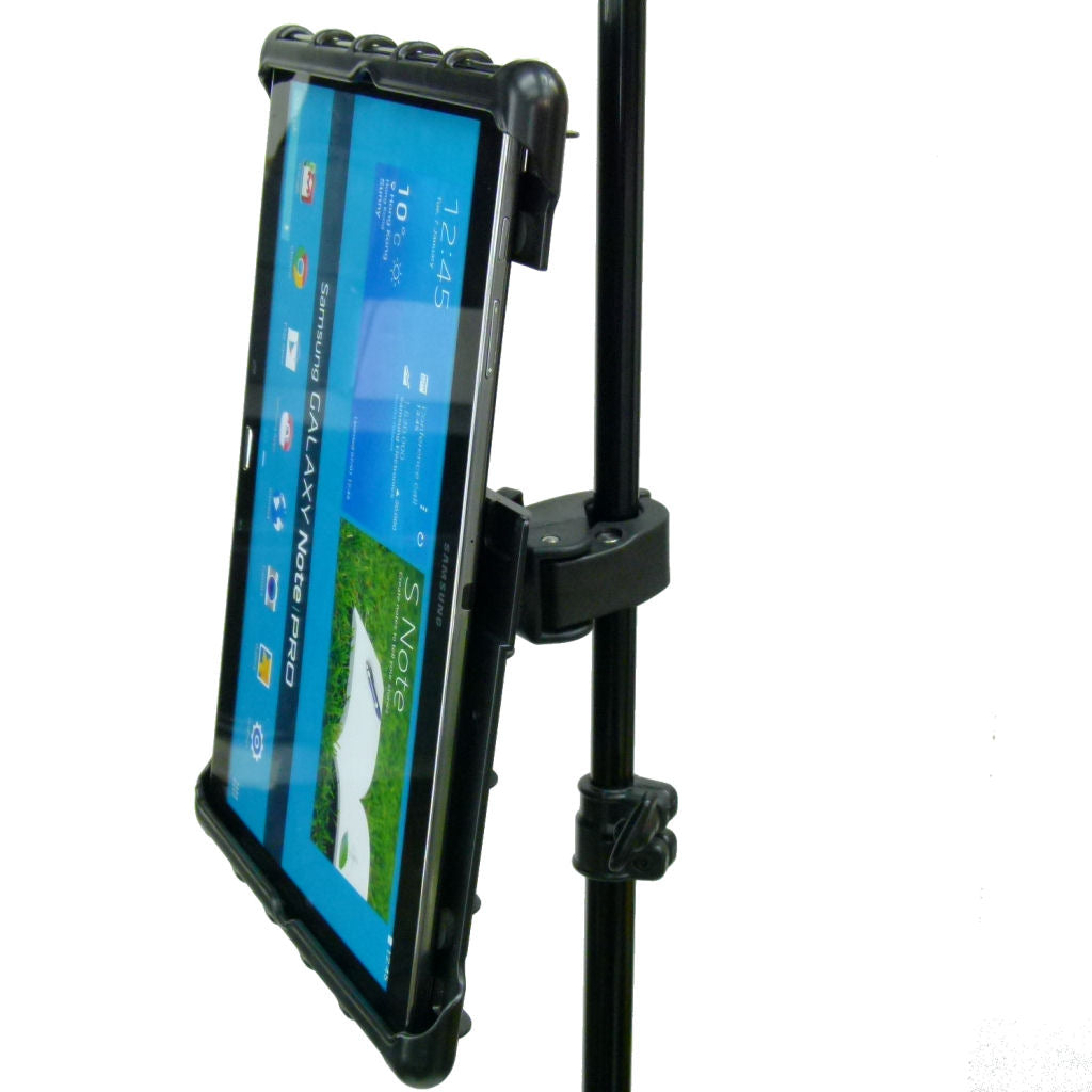 Tough Clamp Music - Microphone - Gig Stand Holder Mount for Samsung Galaxy Note PRO (sku 34145)