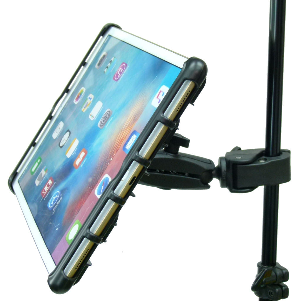 Extended Tough Clamp Music - Microphone - Gig Stand Mount for Apple iPad PRO (sku 34147)