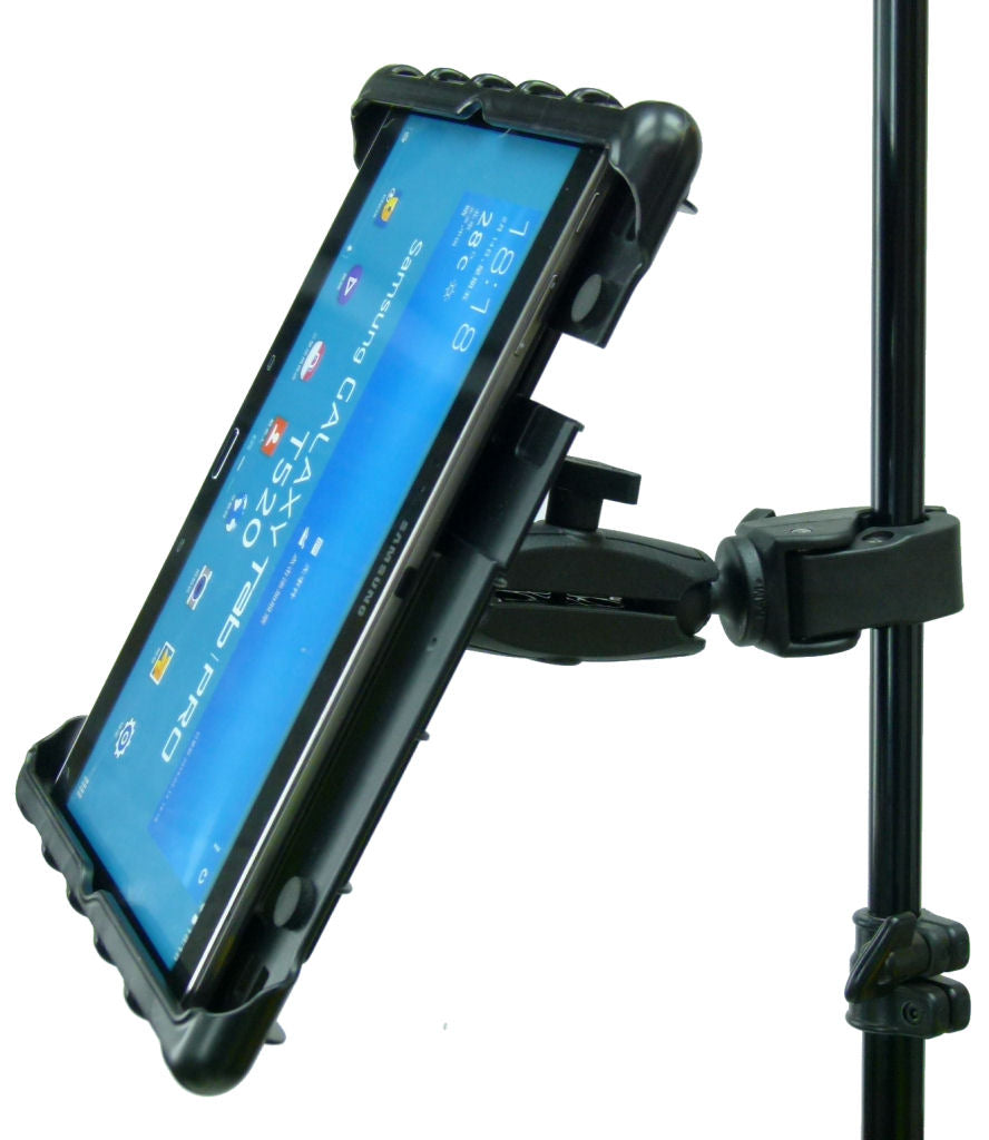 Extended Tough Clamp Music - Microphone - Gig Stand Mount for Samsung Galaxy TAB PRO (sku 34148)