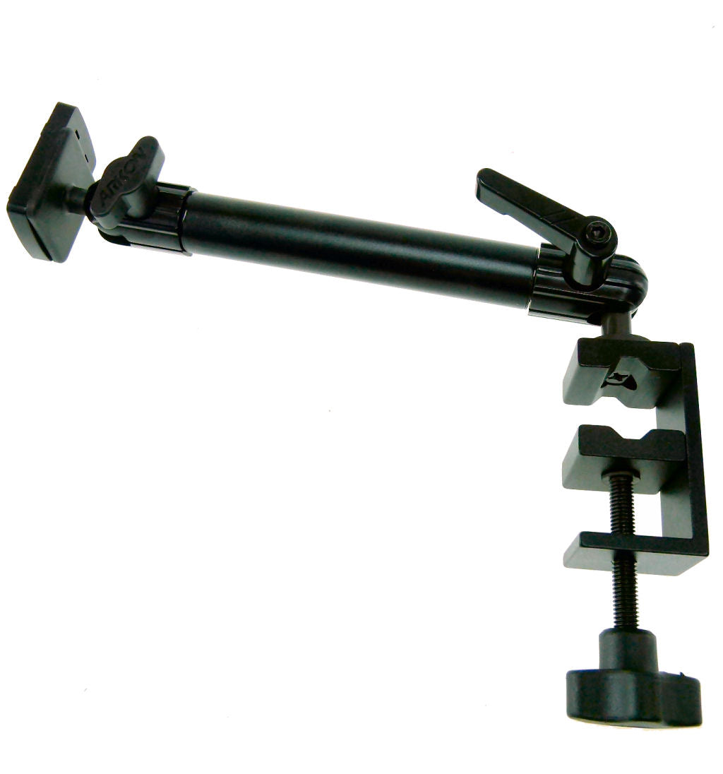 Desk Workbench Counter Top Treadmill Cross Trainer Music Stand Mount for iPad Pro 12.9 (2021) (sku 57649)