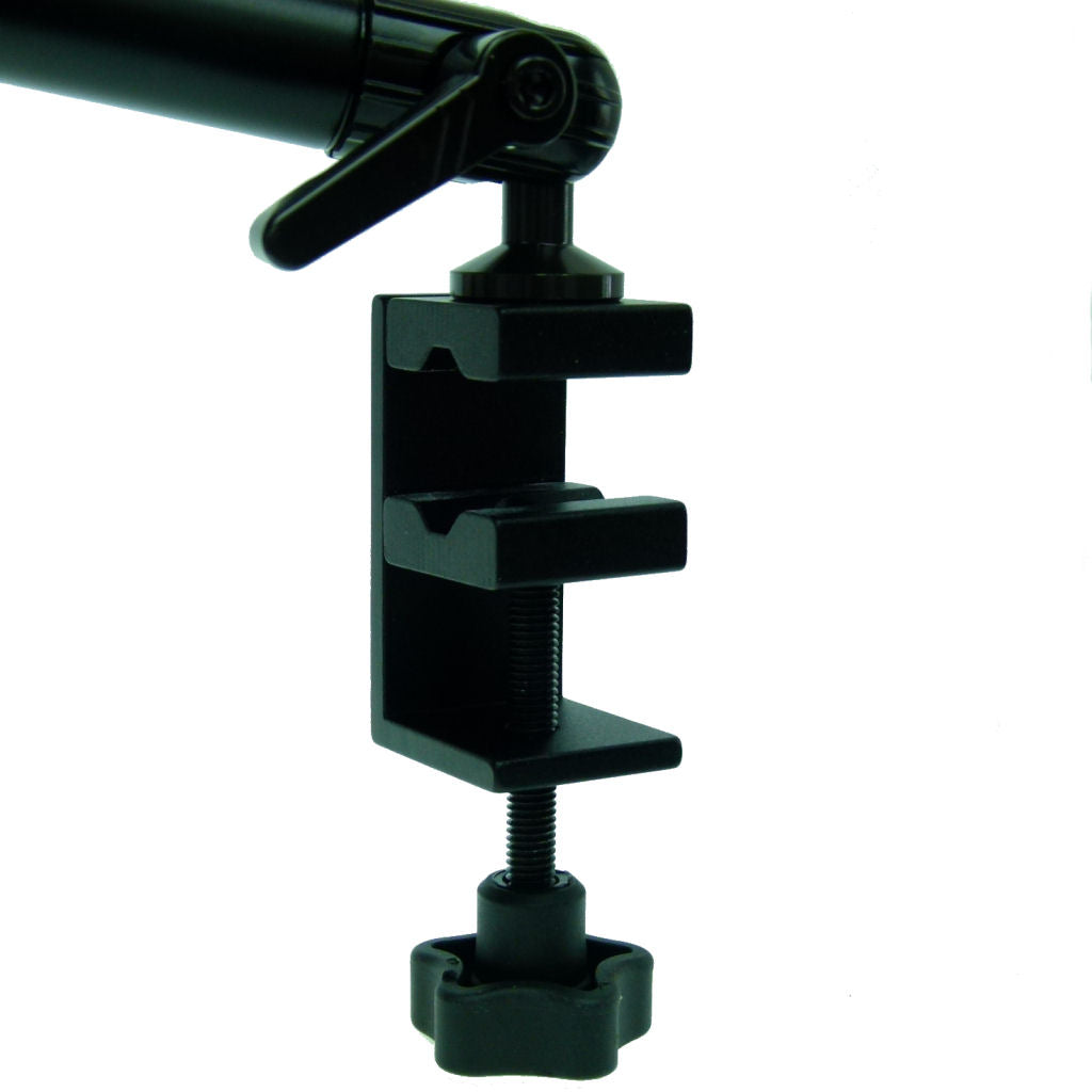 Desk Workbench Counter Top Treadmill Cross Trainer Music Stand Mount for iPad Pro 12.9 (2021) (sku 57649)