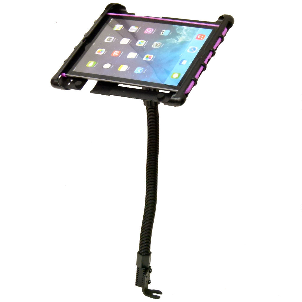 18" Car Van Flexi Vehicle Floor - Seat Track Bracket Mount fits Apple iPad PRO 9.7" (sku 43964)