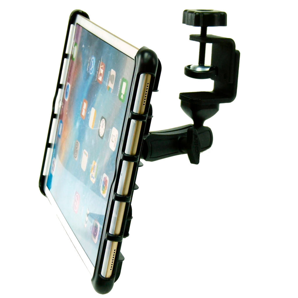 Heavy Duty Cross Trainer Treadmill Tablet Clamp Mount Holder for iPad Pro 10.5" (sku 42877)
