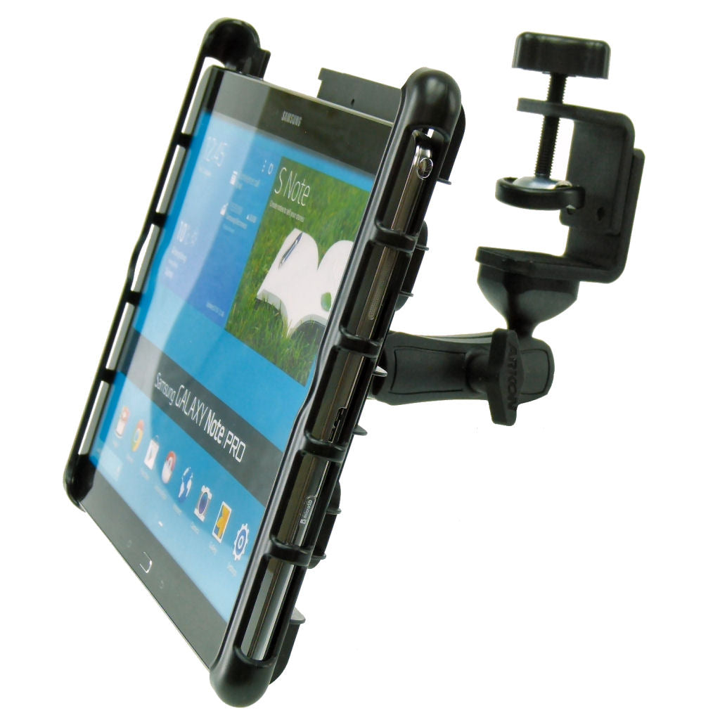 Heavy Duty Cross Trainer Treadmill Tablet Clamp Mount Holder for Galaxy Note PRO 12.2 (sku 34270)