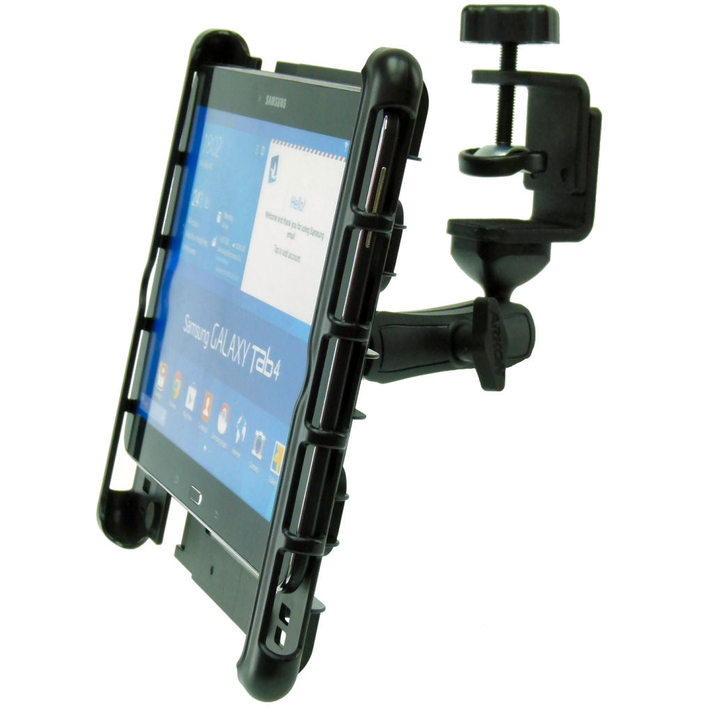 Heavy Duty Cross Trainer Treadmill Tablet Clamp Mount Holder for Galaxy Tab 4 (sku 34274)