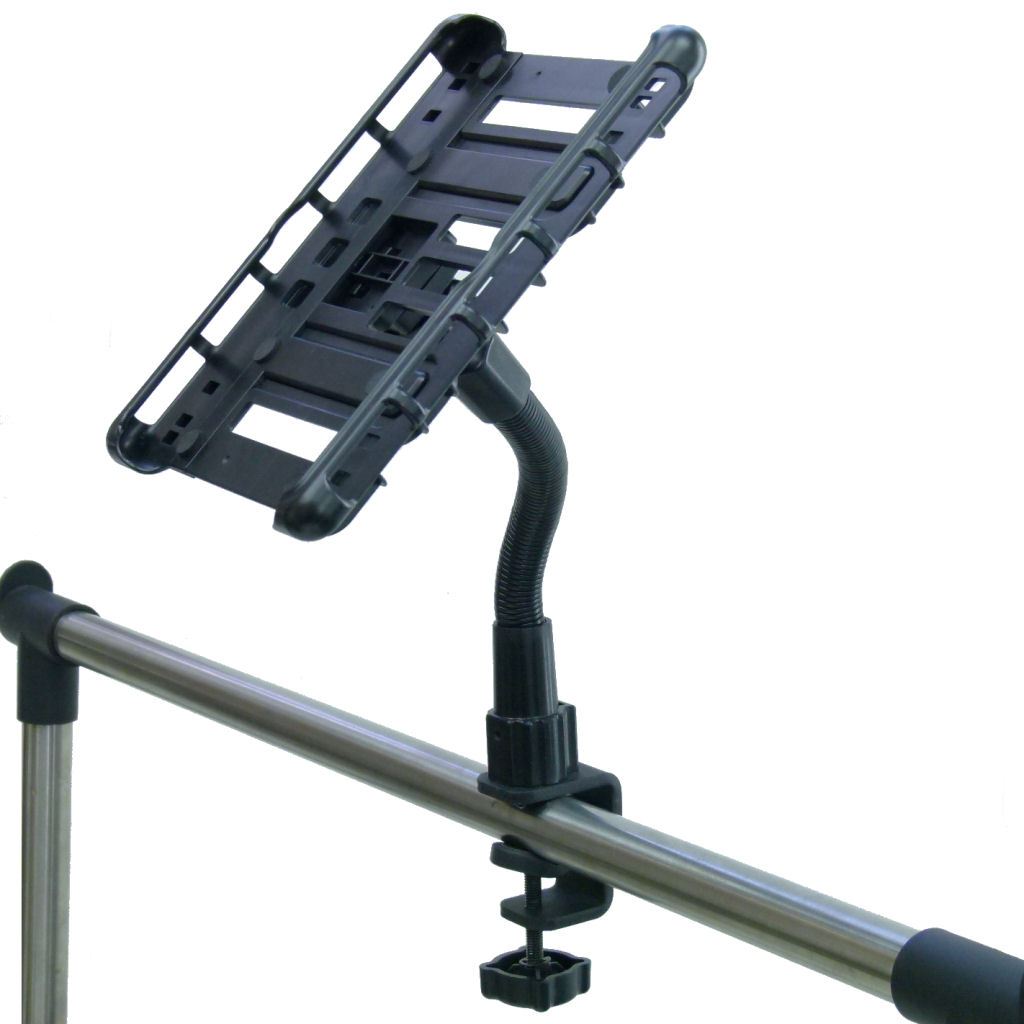 Heavy Duty C-Clamp Cross Trainer Treadmill Gym Tablet Holder for iPad PRO 11" (2020) (sku 54061) - BuyBits Ltd UK