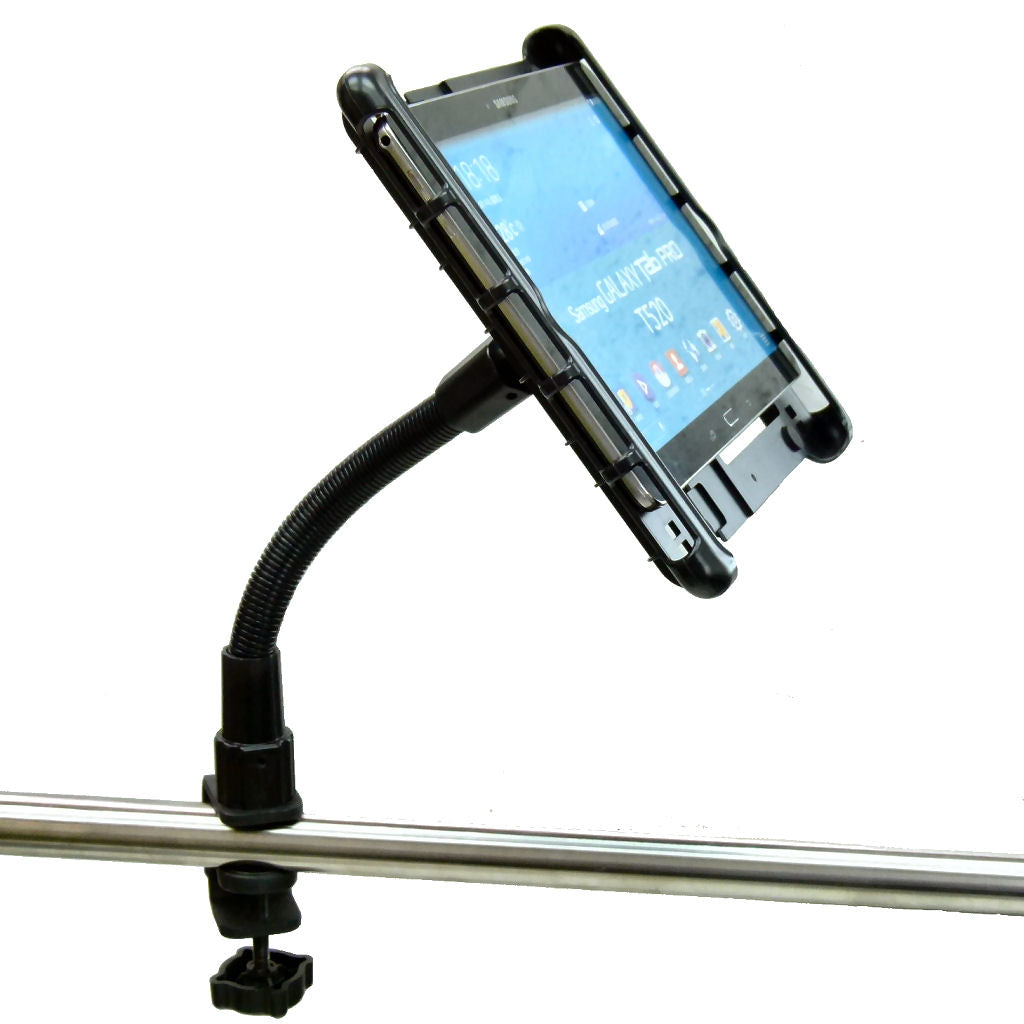 Heavy Duty C-Clamp Cross Trainer Treadmill Gym Tablet Holder for Samsung Galaxy Tab Pro 12.2 (sku 34286)