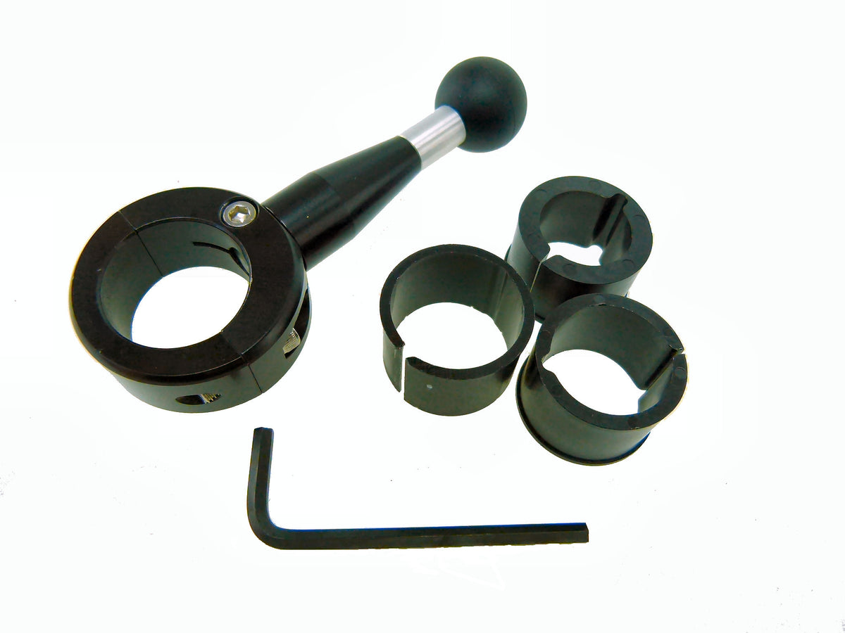 9cm Extended Bike Motorcycle Handlebar Mount &amp; 4 Hole AMPS Adapter for Garmin Zumo 396LMT-S (sku 41057)