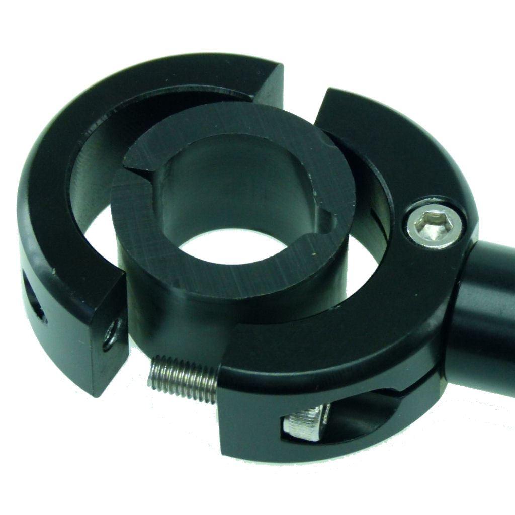 12cm Extended Bike Mororcycle Handlebar Mount &amp; 4 Hole AMPS Adapter for TomTom Rider Dock (sku 34345) - BuyBits Ltd UK