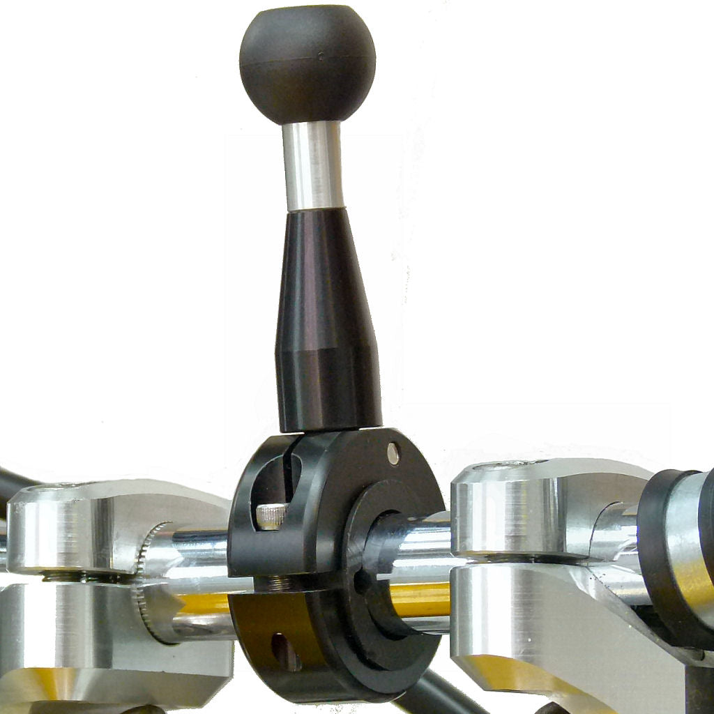 9cm Extended Bike Mororcycle Handlebar Mount with 25mm - 1" Ball  (sku 34325)