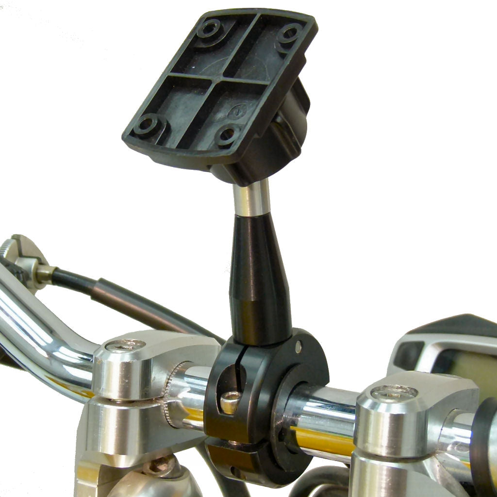 9cm Extended Bike Motorcycle Handlebar Mount &amp; 4 Hole AMPS Adapter for Garmin Zumo 396LMT-S (sku 41057)
