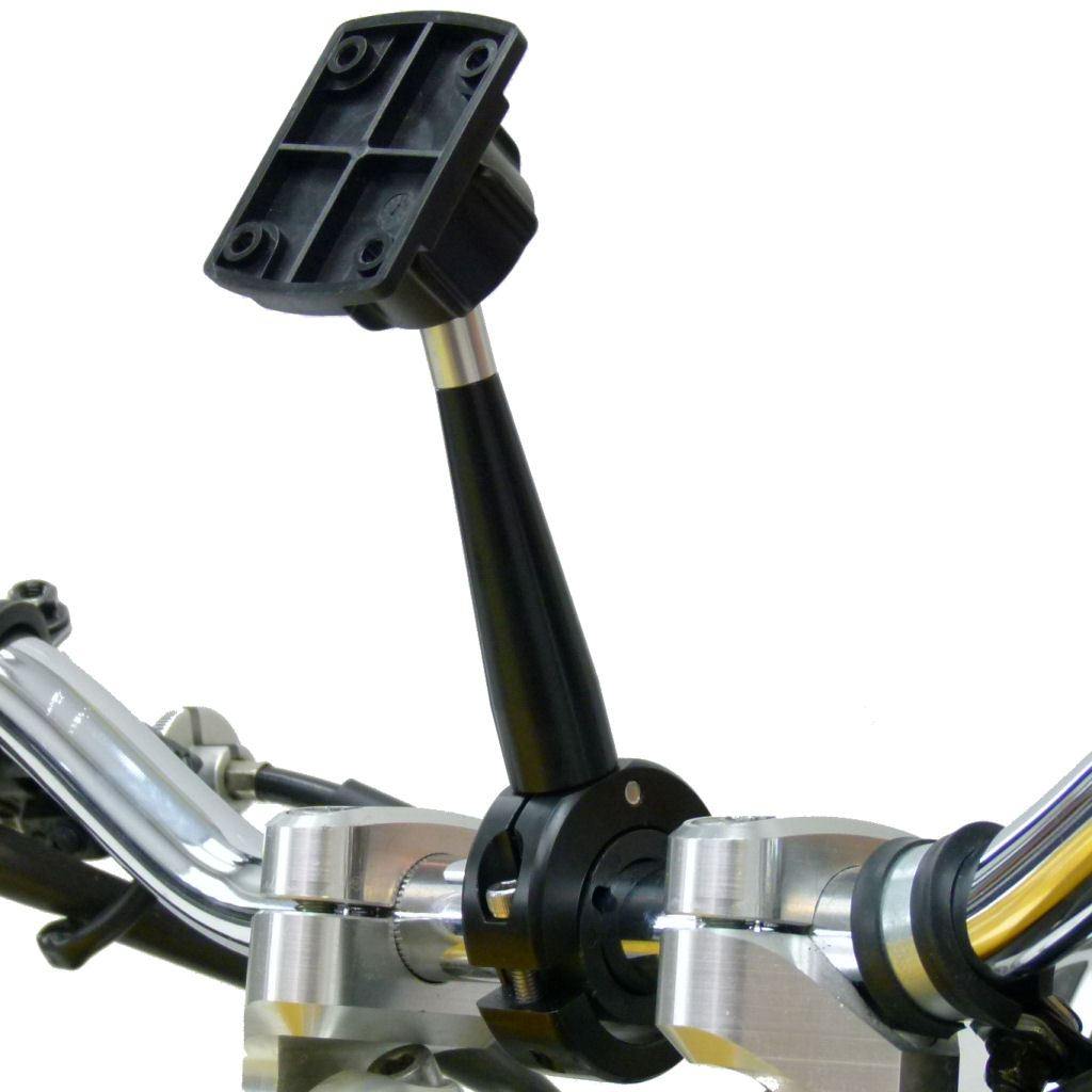 12cm Extended Bike Mororcycle Handlebar Mount &amp; 4 Hole AMPS Adapter for TomTom Rider Dock (sku 34345) - BuyBits Ltd UK