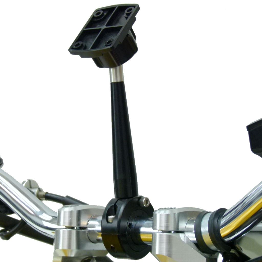 14.5cm Extended Bike Mororcycle Handlebar Mount &amp; 4 Hole AMPS Adapter for TomTom Rider 500 - 550 Dock (sku 54890) - BuyBits Ltd UK