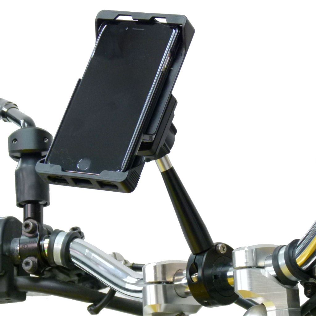 Extended Bike Handlebar Mount with Rain Cover for iPhone 11 (sku 49202) - BuyBits Ltd UK