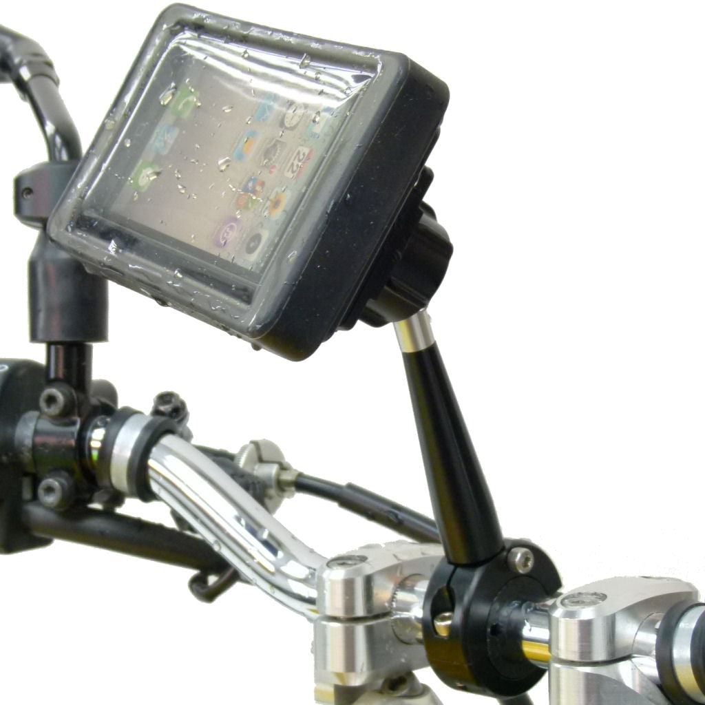 Phone Bike Mount with Rain Cover for iPhone 5S - Use with a Case (sku 34366)