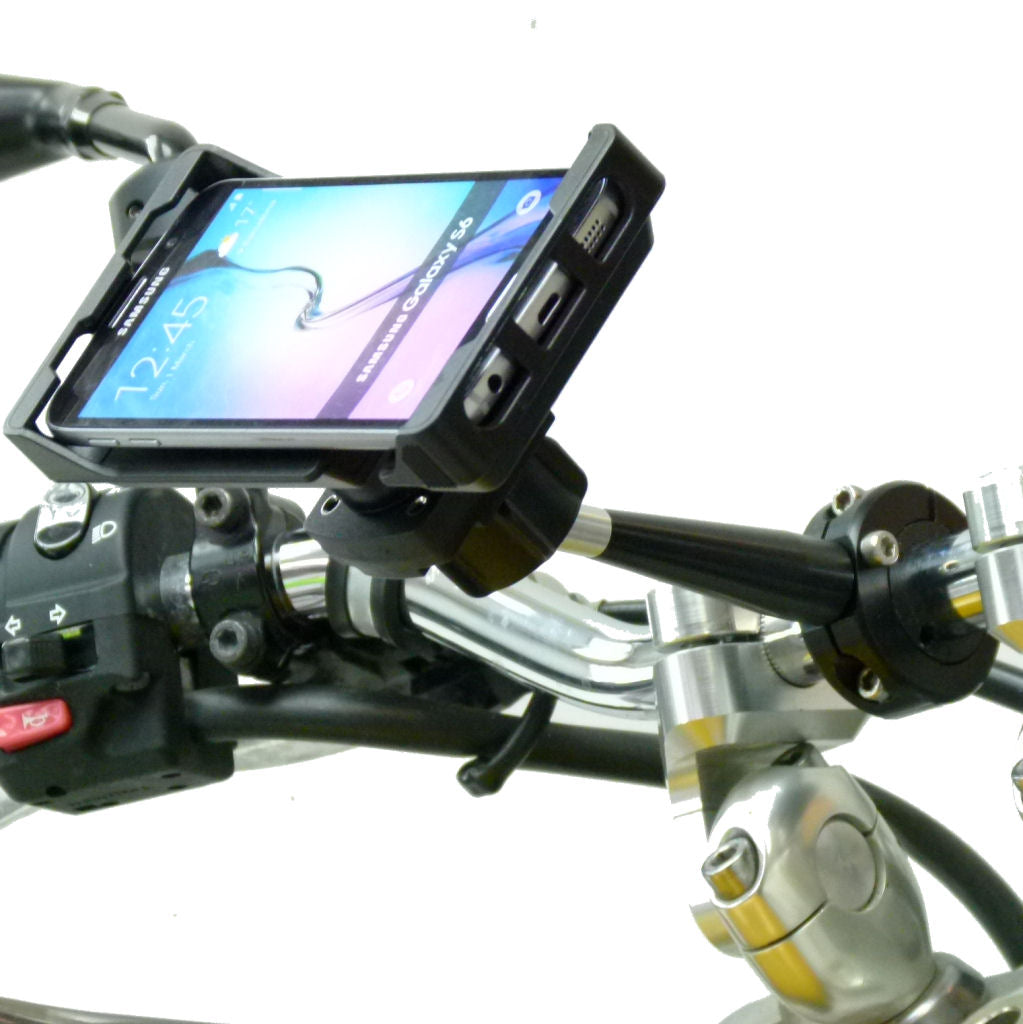 Phone Bike Mount with Rain Cover for Samsung Galaxy S6 Edge - Use with a Case (sku 34368)