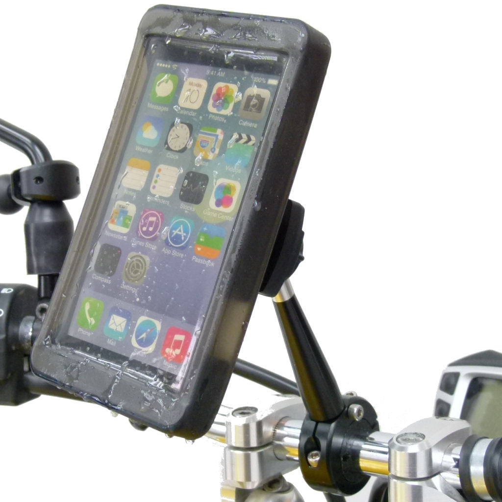Phone Bike Mount with Rain Cover for iPhone XS MAX - Use with a Case (sku 42520)