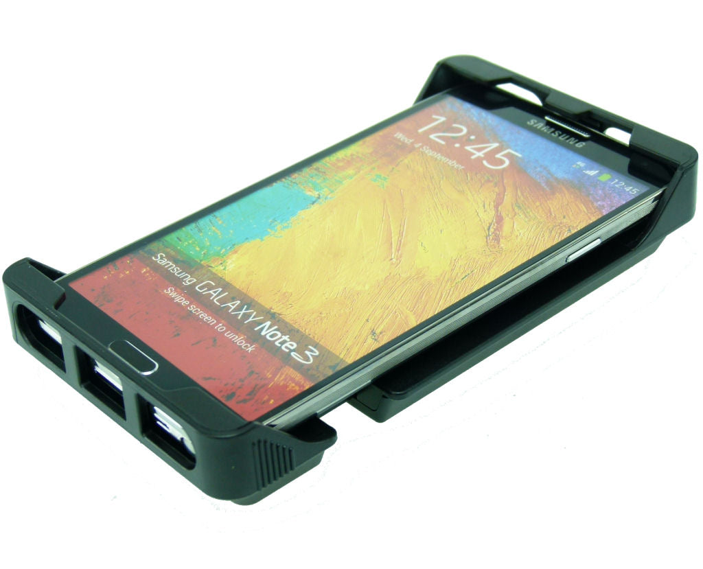 Phone Bike Mount with Rain Cover for Samsung Galaxy Note 3  - Use with a Case (sku 34385)