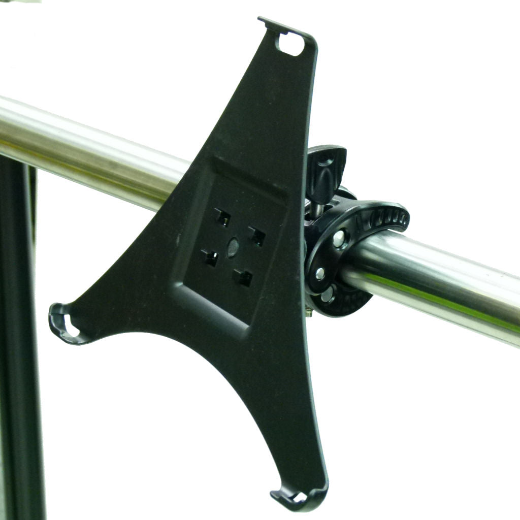 Deluxe Dedicated Clamp Mount Holder for iPad AIR fits Desk Shelf Rail (sku 34392)