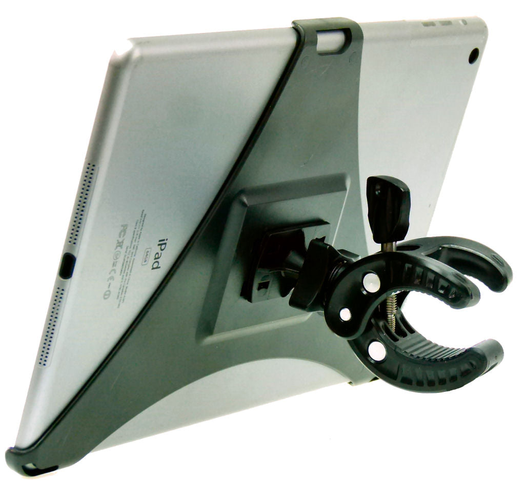 Deluxe Dedicated Clamp Mount Holder for iPad AIR 2 fits Desk Shelf Rail (sku 34392)