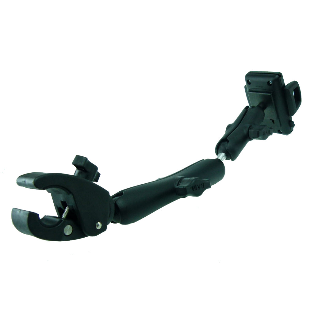 Wheelchair Rail - Tube Mount with Extension and Universal Phone Holder (sku 30632)