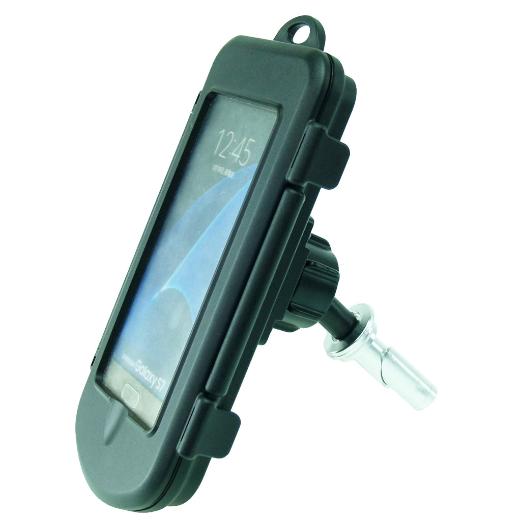 15-17mm Motorcycle Yoke Stem Mount with Waterproof Case for Samsung Galaxy S7  (sku 34521)