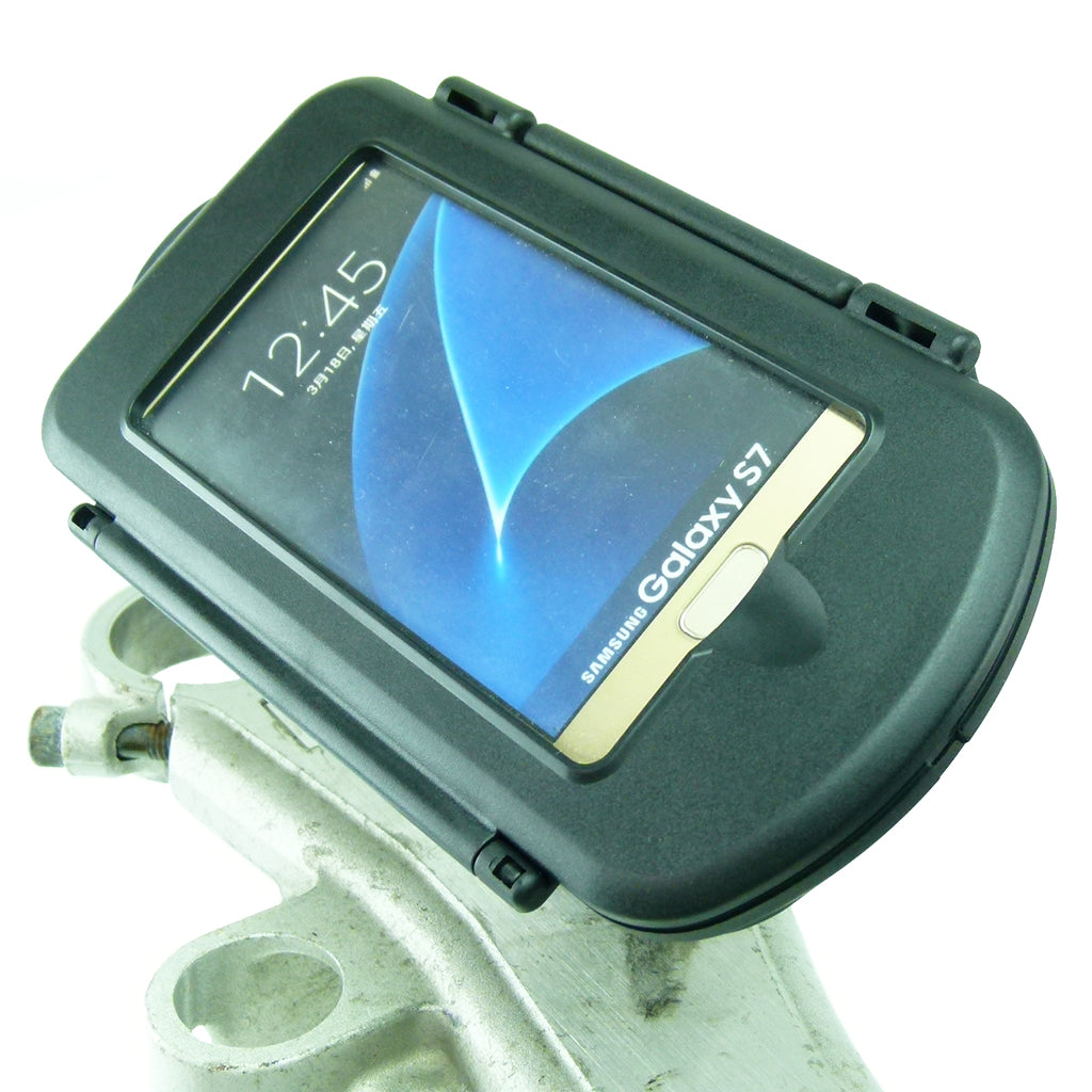 Waterproof 12mm Hexagon Motorcycle Bike Phone Mount for Galaxy S7 fits Honda Blackbird &amp; Kawasaki (sku 34525)