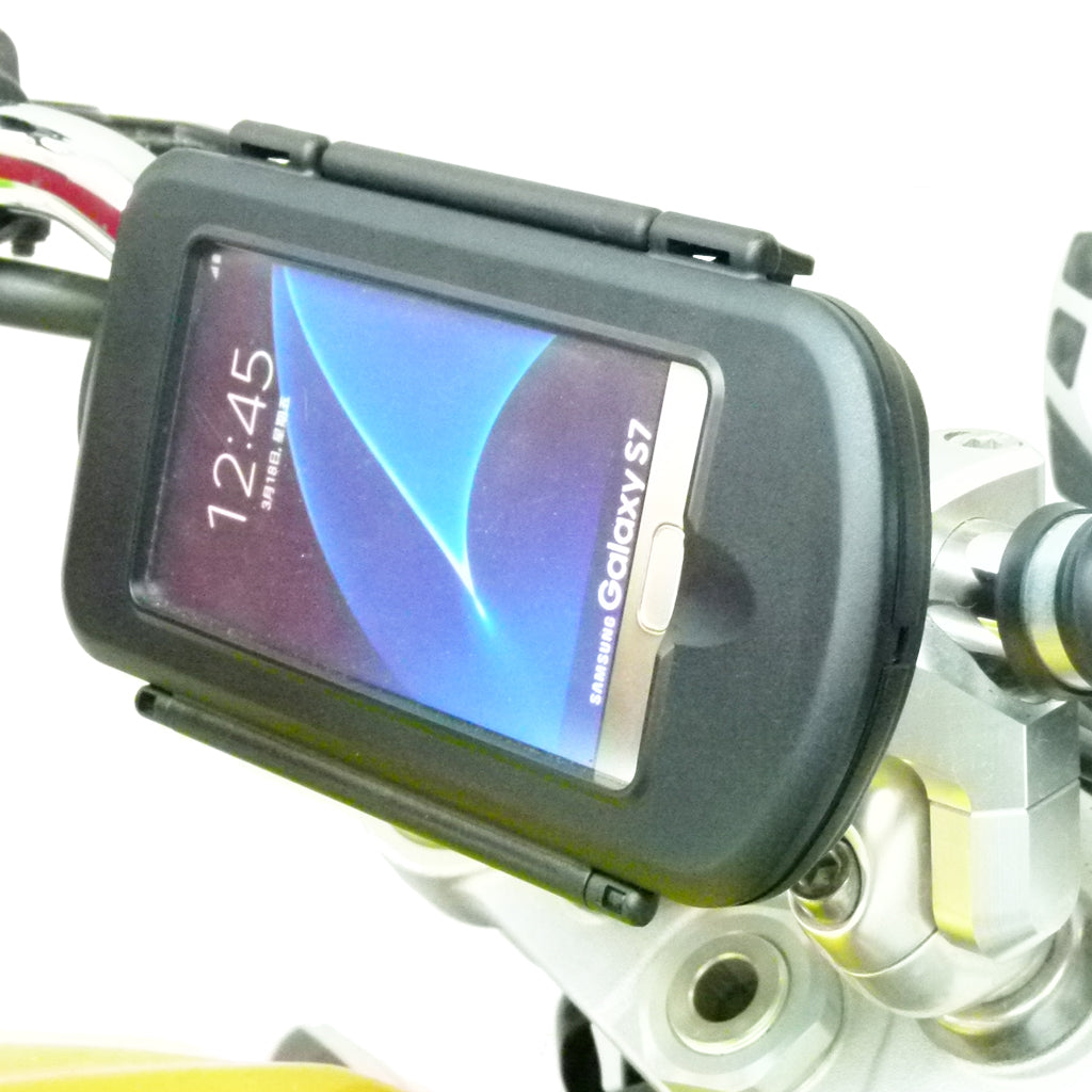 Quick Fix Motorcycle Handlebar Mount &amp; Waterproof Cases for Samsung Galaxy S7 (sku 34528)