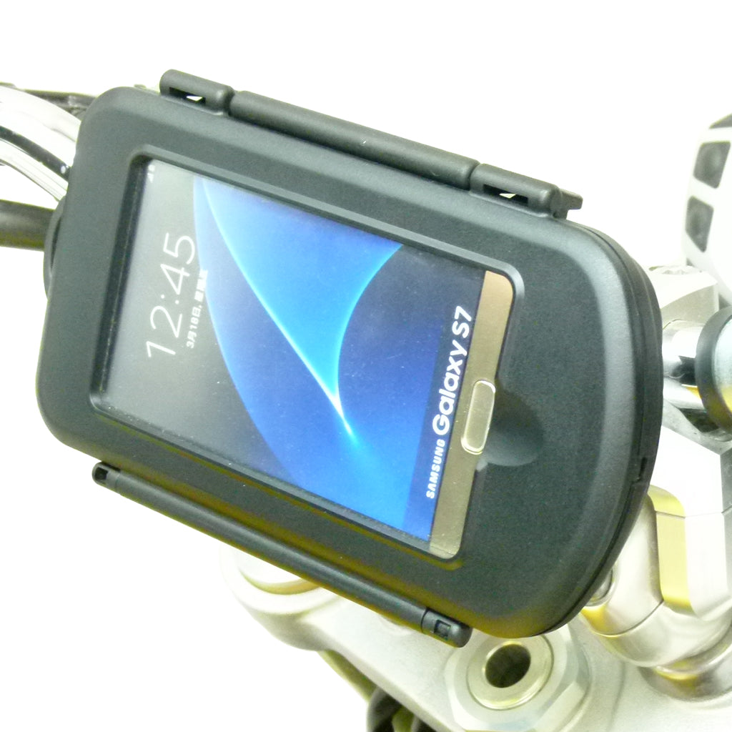 Motorcycle Handlebar Mount &amp; Waterproof Cases for Samsung Galaxy S7 (sku 34530)
