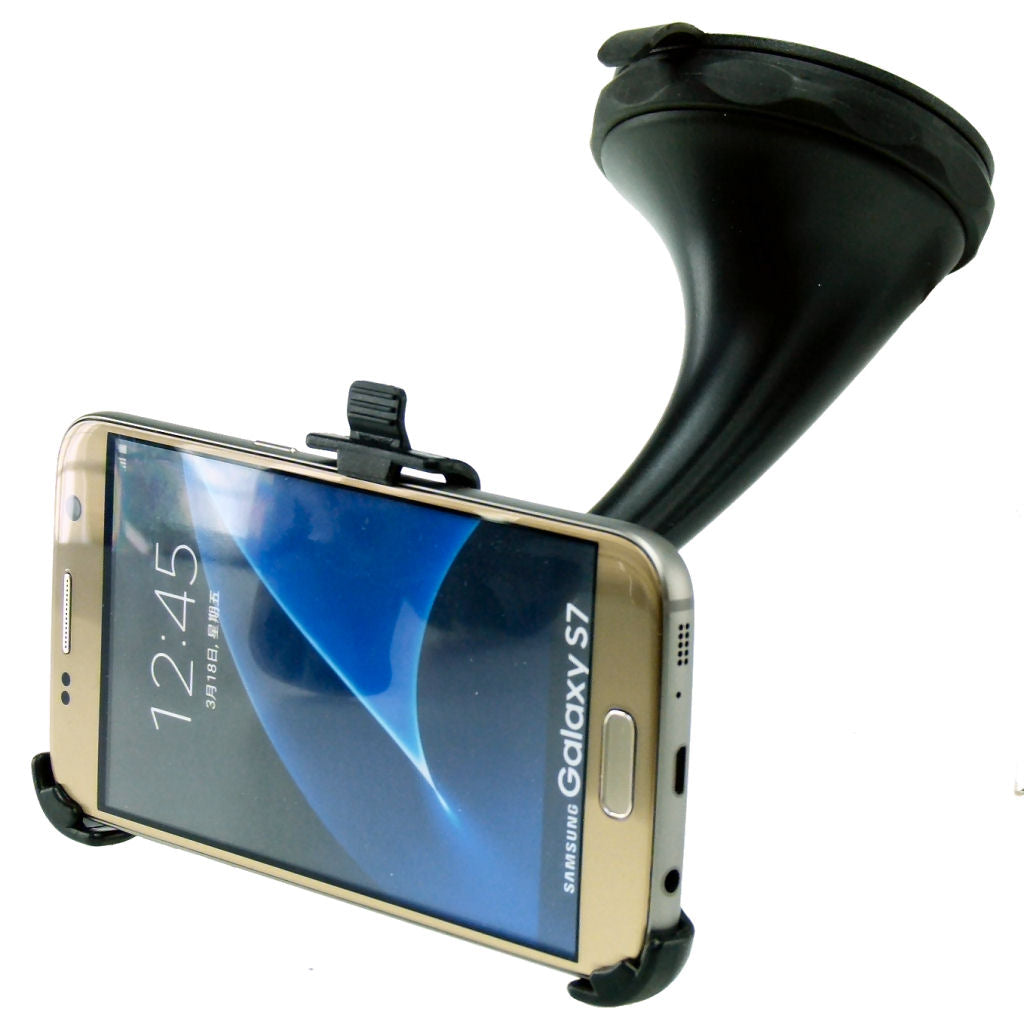 Twist and Lock Window Mount with Dedicated Cradle for Samsung Galaxy S7 (sku 34811)