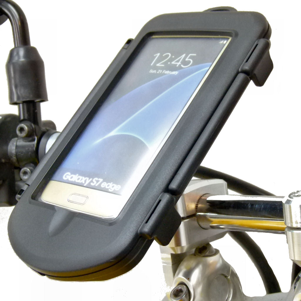Waterproof Motorcycle M8 Handlebar Top Clamp Mount for Samsung S7 Edge (sku 34820)