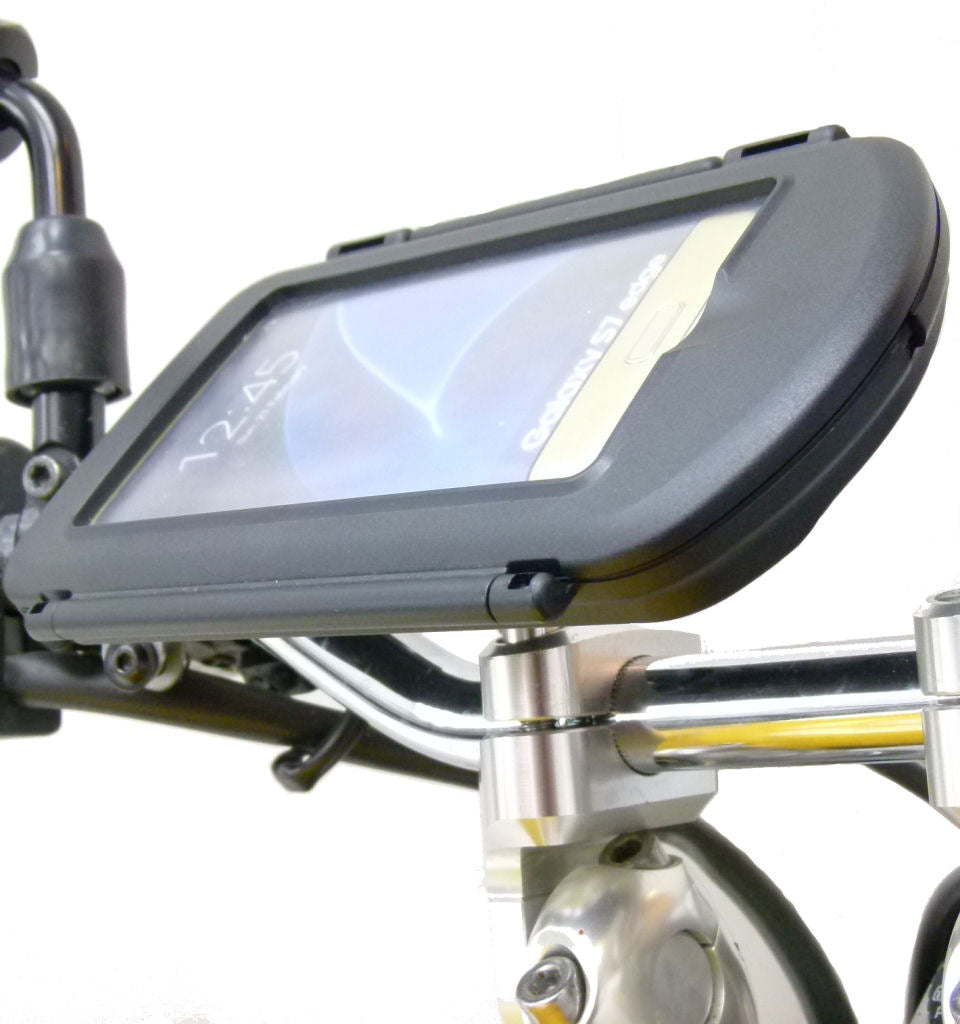 Waterproof Motorcycle M8 Handlebar Top Clamp Mount for Samsung S7 Edge (sku 34820)