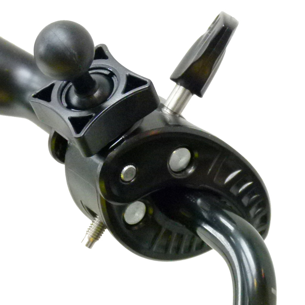 K-tech Clamp Motorbike Scooter Mirror Mount fits Garmin Nuvi Cradles (sku 34853)