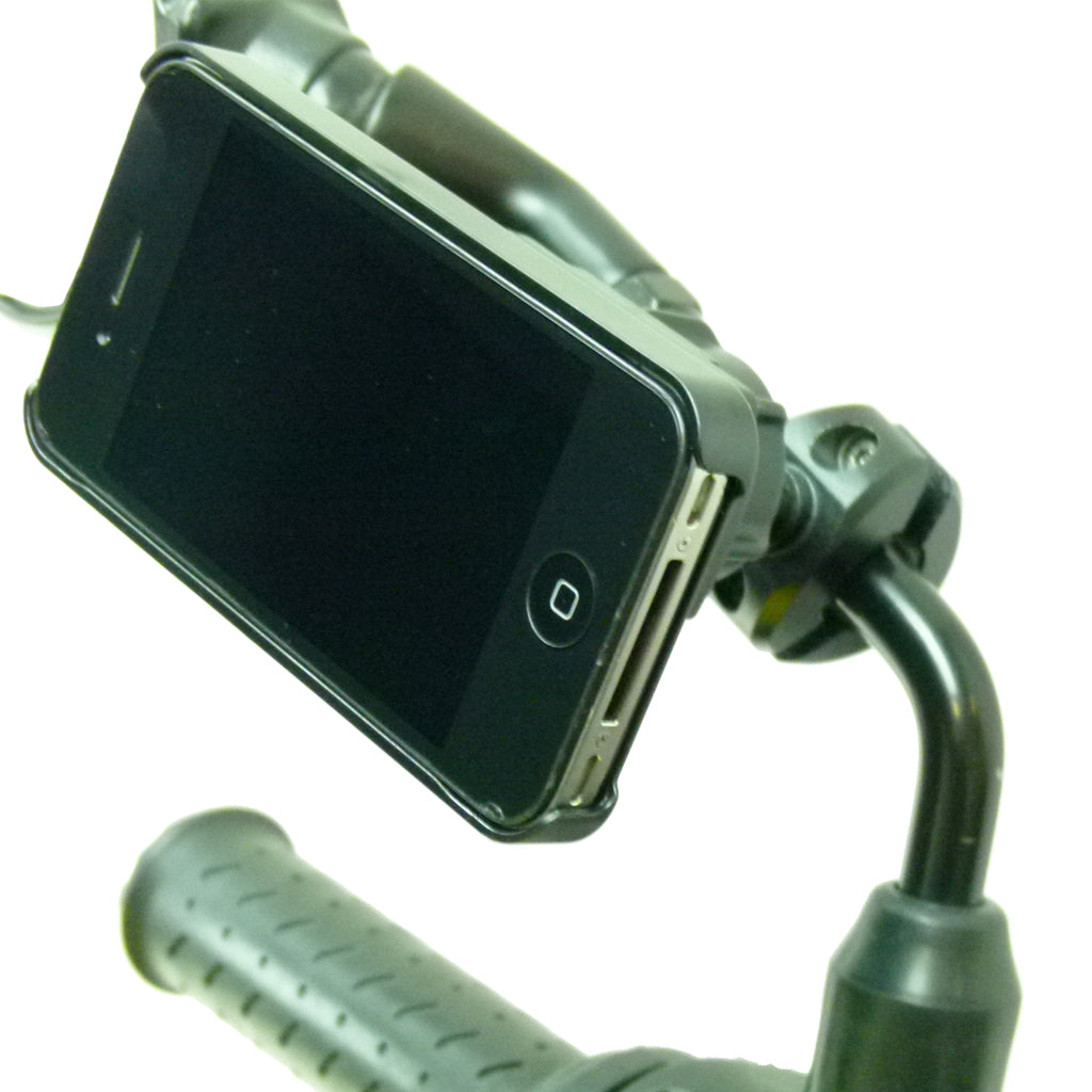 TiGRA Lightweight Rain Guard Case for iPhone 4S with Moped Motorcycle Mirror Mount (sku 34914)