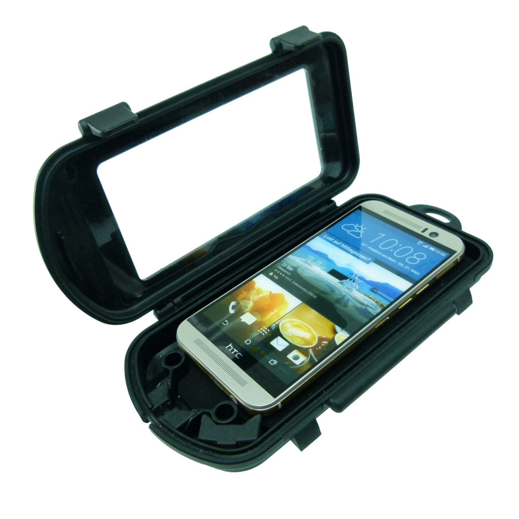 IPX4 Waterproof Hard Shell Case for HTC ONE M9 &amp; 1" -  25mm Ball Adapter  (sku 34975)
