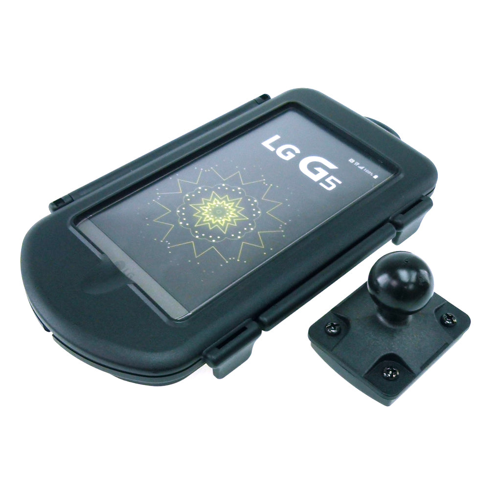 IPX4 Waterproof Hard Shell Case for LG G5 Phone with 1" - 25mm Ball Adapter (sku 34983)