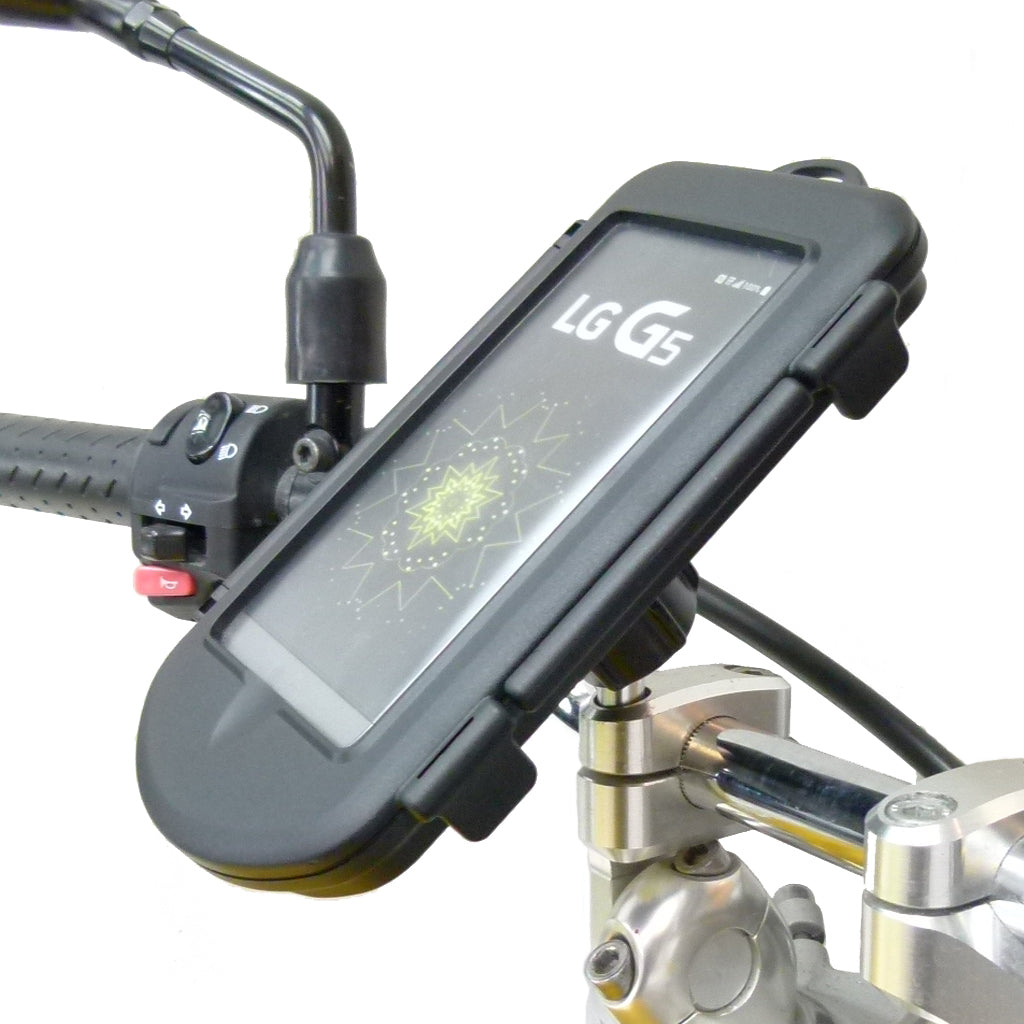 Waterproof Motorcycle M8 Handlebar Top Clamp Mount for LG G5 (sku 34984)
