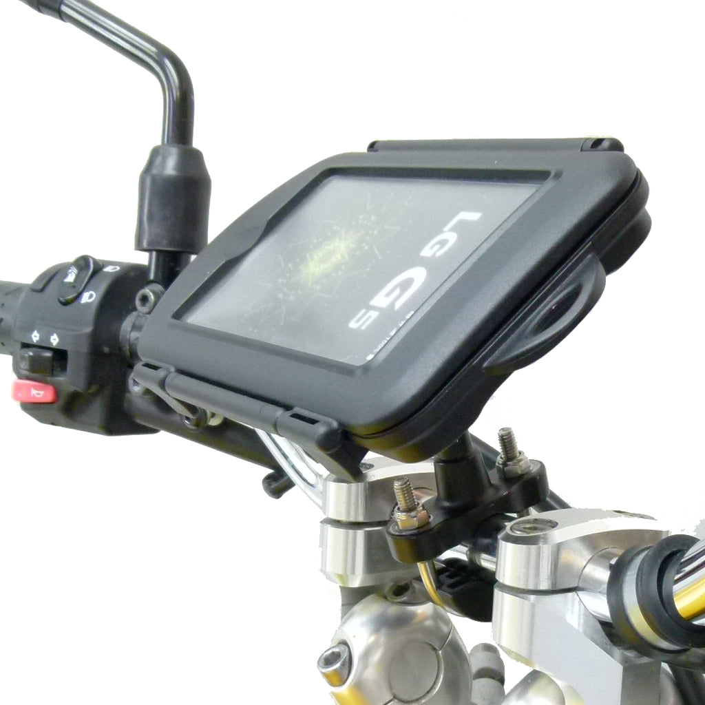 Motorcycle U-bolt Mount &amp; Waterproof Cases for LG G5 (sku 35070)