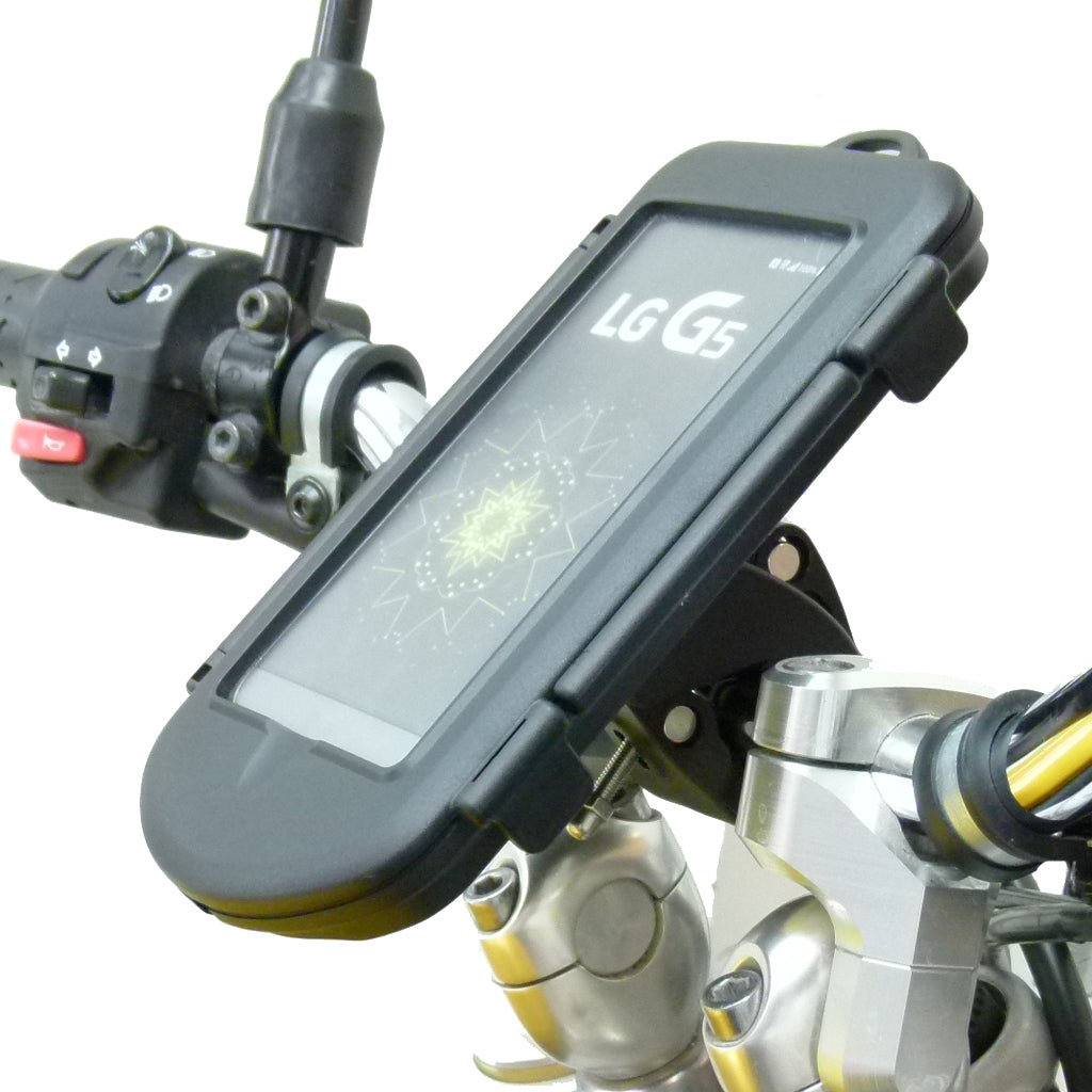 Waterproof Hard Case Quick Fix Motorcycle Handlebar Mount for Samsung LG G5 (sku 35077)