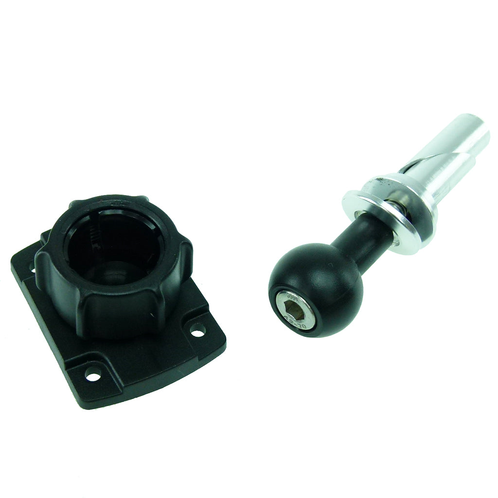 13.3-14.7mm Motorcycle Stem Mount &amp; 4 Hole AMPS Plate for Garmin Zumo (sku 35080)