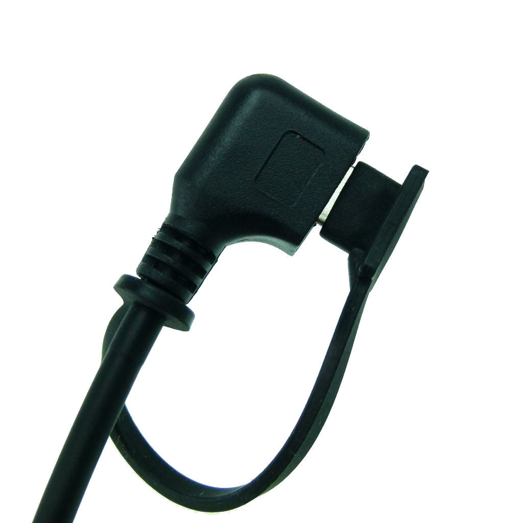 BuyBits High Power Angled Micro USB Vehicle Camera Video Hard Wire Charging Cable (sku 35126)