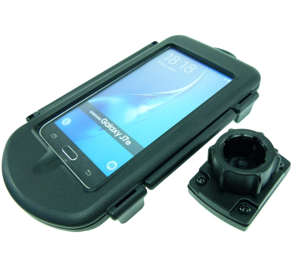IPX4 Waterproof Hard Shell Case for Samsung Galaxy J7 &amp; 1" Socket Adapter (sku 35387)