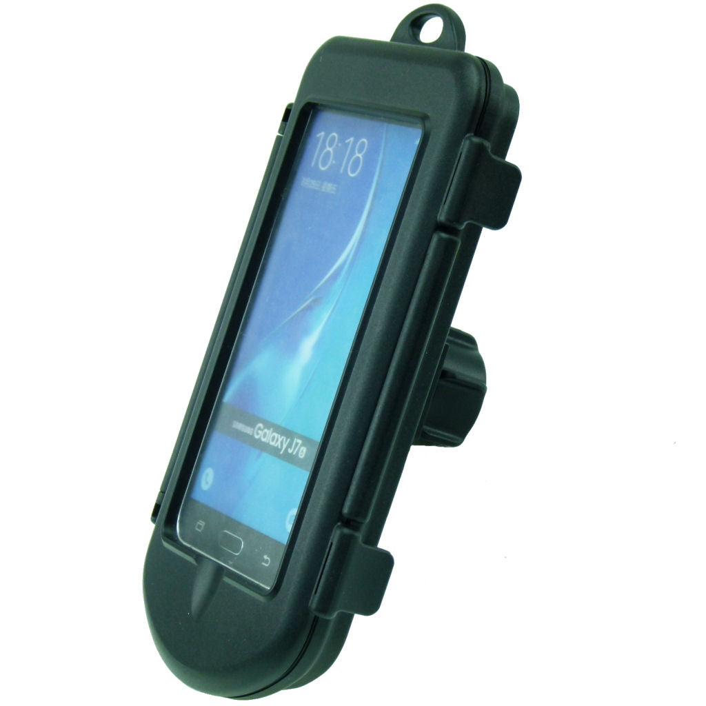 IPX4 Waterproof Hard Shell Case for Samsung Galaxy J7 &amp; 1" Socket Adapter (sku 35387)