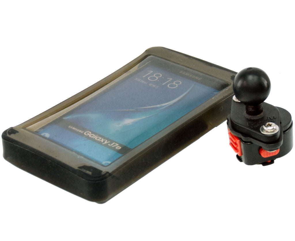 TiGRA Sport Mount Case 6 with Rain Guard 25mm Ball Adapter fits Samsung Galaxy J7 (sku 35390)