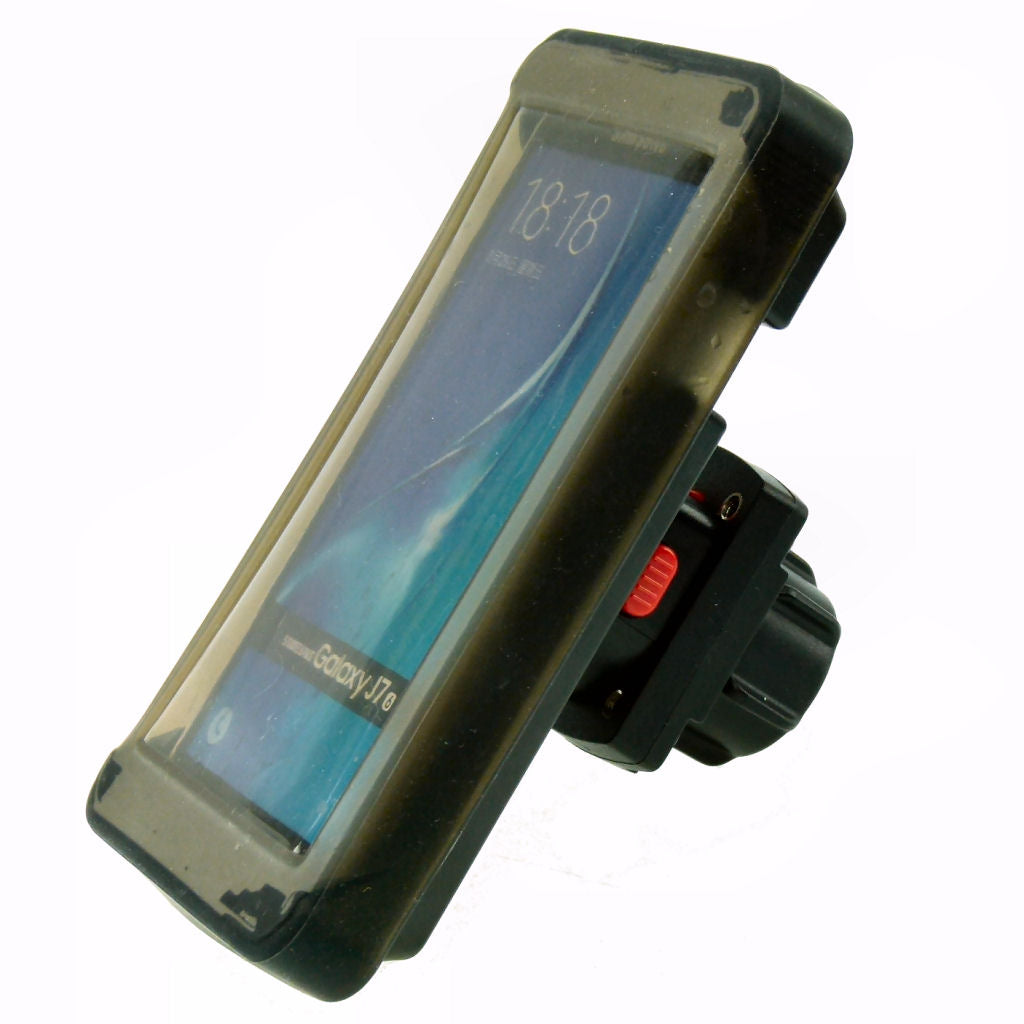 TiGRA Sport Mount Case 6 with Rain Guard 25mm Socket Adapter fits Samsung Galaxy J7 (sku 35389)