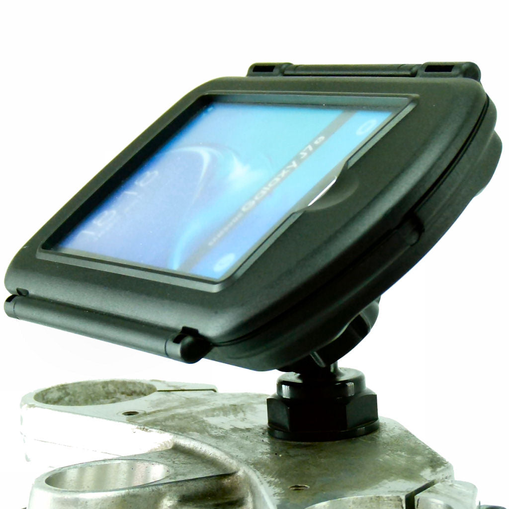 Yoke 20 Waterproof Motorcycle Mount for Samsung Galaxy J7 Edge fits Kawasaki &amp; Truimph (sku 34832)