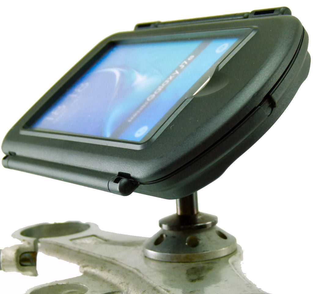 Waterproof 12mm Hexagon Motorcycle Bike Mount for Galaxy J7 fits Honda Blackbird &amp; Kawasaki (sku 35396)