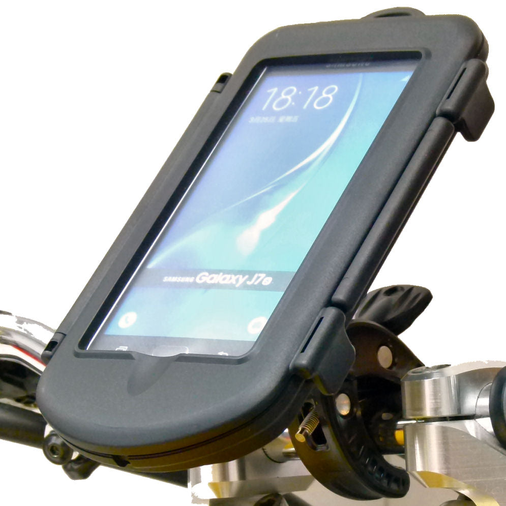 K-Tech Waterproof Motorcycle Bike Handlebar Clamp Mount for Samsung Galaxy J7 (sku 35402)